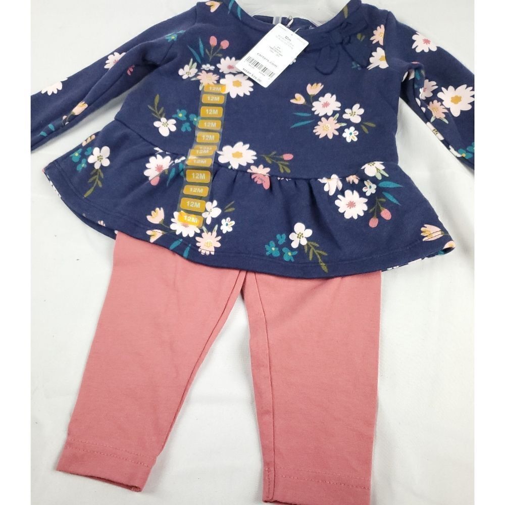 Carter's 12m Old Girl 2 Piece Apparel‎ - Picture 2 of 6